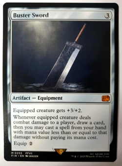 MTG Final Fantasy - Buster Sword - Mythic - 0255 - NM - Image 1