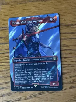 Firion, Wild Rose Warrior - Borderless - Final Fantasy - MtG - Surge Foil - Image 2