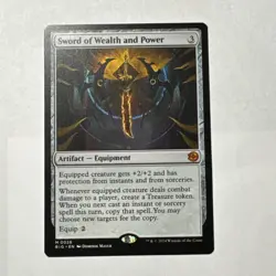 1x Sword of Wealth and Power NM-Mint, English Outlaws of Thunder Junction: The B - Image 3