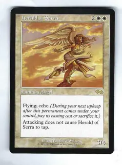 Herald of Serra - Urzas Saga - Magic The Gathering NM/M (Never Played) - Image 1
