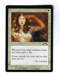 Soul Warden - Exodus - Magic The Gathering NM/M (Never Played) - Image 1