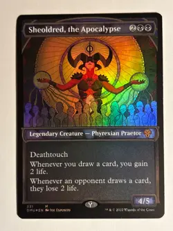 Sheoldred, the Apocalypse - Textured FOIL - Dominaria United - NM MTG - Image 1