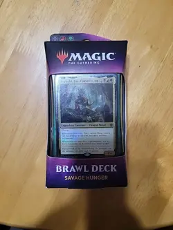 Magic the Gathering: Throne of Eldraine Brawl Deck Savage Hunter 630509829798 - Image 1