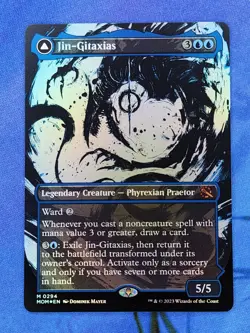 1x FOIL SHOWCASE Jin-Gitaxias, NM, MOM, Magic: the Gathering, MtG - Image 1