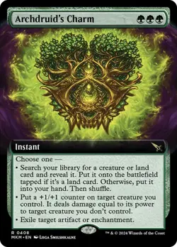 Archdruid's Charm Extended Art Murders at Karlov Manor NM MTG - Image 1