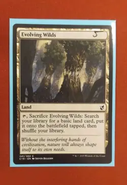 Evolving Wilds #241 (NM) Commander 2019 C19 Magic MTG - Image 1