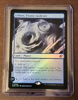 MTG - Uthros,Titanic Godcore Foil #0260 EOE - Edge of Eternities - Mint Unplayed - Image 1