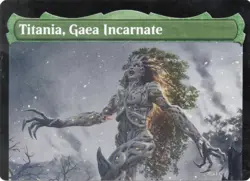 MTG Titania, Voice of Gaea NM-Mint The Brothers' War Magic Card - Image 2