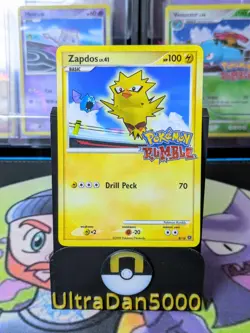 Zapdos lv.41 - 8/16 - English Pokemon Rumble Card - Image 1