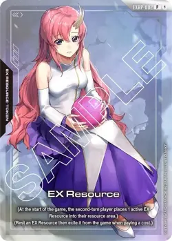 EX Resource Alternate Art Lacus Clyne Foil - EXRP-002 NM - Gundam TCG Card Game - Image 1