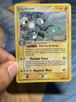 Magneton 22/92 Ex Legend Maker Reverse Holo Foil Rare Stamped Pokemon Card MP - Image 3