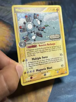 Magneton 22/92 Ex Legend Maker Reverse Holo Foil Rare Stamped Pokemon Card MP - Image 4
