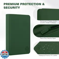 Trading Card Binder with 9 Side Loading Pocket Card Album Hold Up to 540 Card - Image 4