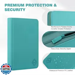 Trading Card Binder with 9 Side Loading Pocket Card Album Hold Up to 540 Card - Image 5