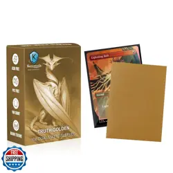 Truth Golden Dual Matte Card Sleeves, Katomula Card Sleeves for MTG, Standard - Image 1