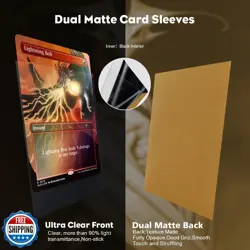 Truth Golden Dual Matte Card Sleeves, Katomula Card Sleeves for MTG, Standard - Image 3