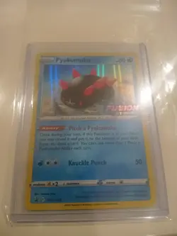 Pyukumuku SWSH169 Promo Fusion Strike Pokemon Card NM - Image 1