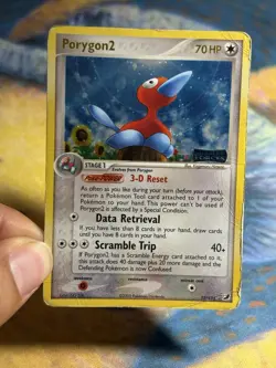 Porygon 2 12/115 Ex Unseen Forces Stamped Reverse Holo Foil Rare Pokemon Card HP - Image 3