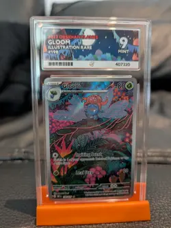 Gloom 198 IR slab Graded Card ACE 9 with matching label Pokemon TCG Mint - Image 1