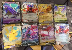 POKEMON CARD BUNDLE X8 JUMBO PROMO CARDS - RARE POKEMON CARD LOT HOLO PROMOS - Image 1