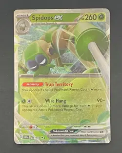 Pokemon Card Spidops EX 019/198 Scarlet & Violet Base Set - Near Mint - Image 1