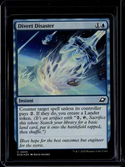 Divert Disaster - 55 - Foil - EOE - NM - MTG Magic the Gathering - Image 1