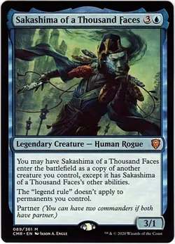 MTG Commander Legends Sakashima of a Thousand Faces (Mythic) - Image 1