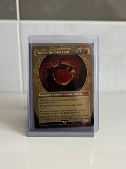 MTG - Sauron the Dark Lord - Showcase Foil - LOTR Tales of Middle-earth - NM - Image 1