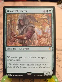 MTG Beast Whisperer Ravnica: Clue Edition Regular Rare NM - Image 1