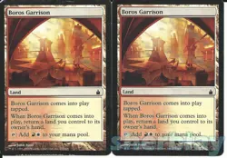 MTG Magic the Gathering TCG RAVNICA 2X Boros Garrison Land 275 - Image 1