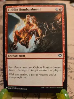 MTG Goblin Bombardment The List/Mystery Booster Regular Uncommon NM - Image 1