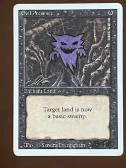 Evil Presence Haunter Custom Art Alteration MTG Pokemon TCG Brandon Olterman BTO - Image 2