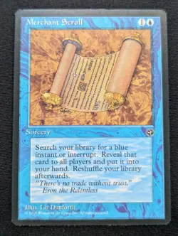 Merchant Scroll - Homelands - NM - MTG - Magic the Gathering - Blue - Sorcery - Image 1