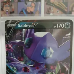 Pokemon TCG 2020 Sableye V Full Art 194/202 Swsh01 Sword & Shield Foil NR MT - Image 3