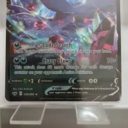 Pokemon TCG 2020 Sableye V Full Art 194/202 Swsh01 Sword & Shield Foil NR MT - Image 4