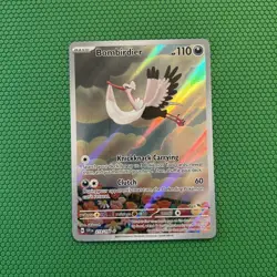 Bombirdier 219/198 Pokemon TCG Sv01: Scarlet & Violet Base Set Holo NM - Image 3