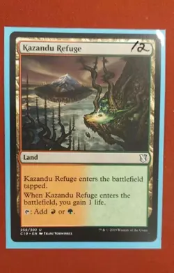 KAZANDU REFUGE Commander 2019 #256 C19(NM+)(MTG) - Image 1