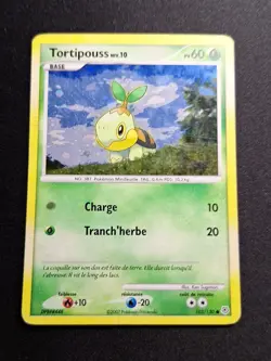 Tortipouss 103/130 Holo DP Diamant et Perle Carte Pokemon FR - Image 1