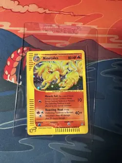 Ninetales H19/H32 Pokemon Aquapolis Holo Rare (e-Reader) 2002 HP - Image 1