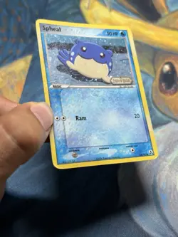 Spheal 65/92 EX Legend Maker Reverse Holo Foil Stamped 2006 Pokemon FART SWIRL - Image 4