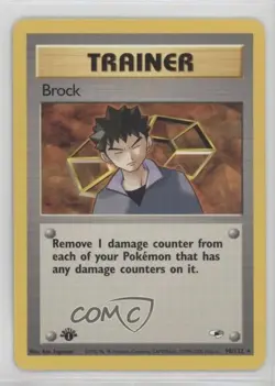Brock 1st Ed. Pokemon Gym Heroes #98 2000 08ql - Image 1