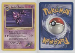 Sabrina's Haunter Pokemon Gym Heroes #58 2000 08ql - Image 3