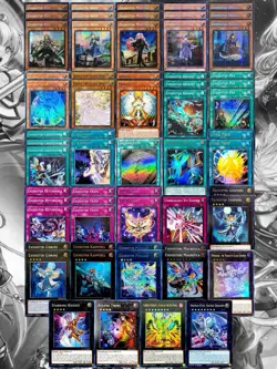 YuGiOh! EXOSISTER DECK W/ XYZ SUPPORT: GLASS GODDESS-INDIGO EYES [60 Cards] - Image 1