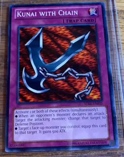 YUGIOH - Kunai with Chain - LDK2-ENJ36 - Unlimited Ed - Common -LP - Image 1