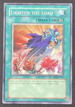 Yugioh TCG - Lighten the Load - DR3-EN107 - LP - Unlimited Edition - Common 2006 - Image 1