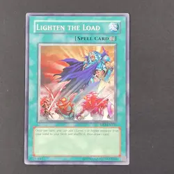 Yugioh TCG - Lighten the Load - DR3-EN107 - LP - Unlimited Edition - Common 2006 - Image 2
