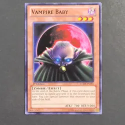 Yugioh TCG - Vampire Baby - LCJW-EN186 - NM - Common - 1st Ed, Dark Zombie 2013 - Image 2