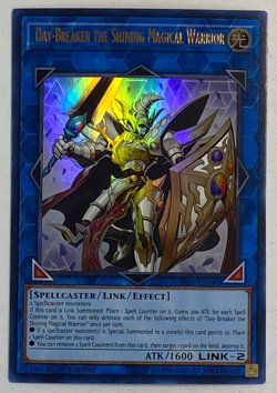 Yugioh TCG - Day-Breaker the Shining Magical Warrior - NM - SR08-EN040 1st 2019 - Image 1