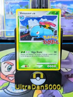 Venusaur lv.56 - 1/16 - English Pokemon Rumble Promo Card - Image 1