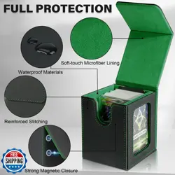 Jaffzora Deck Box for MTG Commander, Magnetic Card Display Case, TCG Card Sto - Image 4